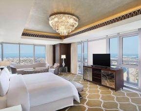 Day use room at Hilton Dubai Al Habtoor City.