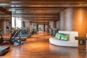 Fitness center at Hilton Dubai Al Habtoor City.