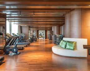 Fitness center at Hilton Dubai Al Habtoor City.