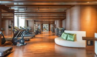 Fitness center at Hilton Dubai Al Habtoor City.