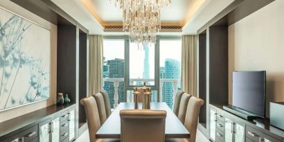 Meeting space at Hilton Dubai Al Habtoor City.