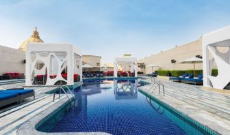 Outdoor pool at V Hotel Dubai.