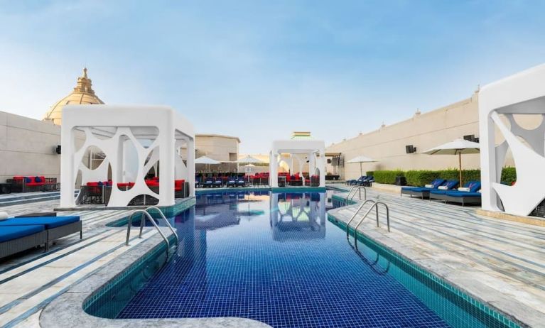 Outdoor pool at V Hotel Dubai.