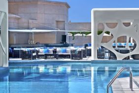 Lovely outdoor pool at V Hotel Dubai.