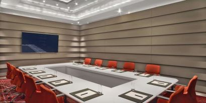 Meeting room at V Hotel Dubai.