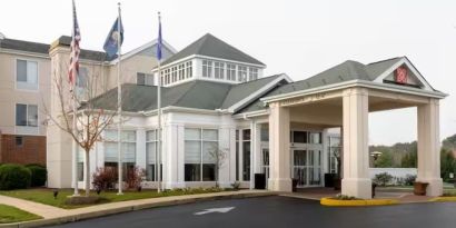 Hotel exterior at Hilton Garden Inn Kennett Square.