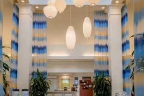 Lobby and lounge at Hilton Garden Inn Kennett Square.