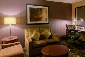 Day use room with lounge and work space at Hilton Garden Inn Kennett Square.