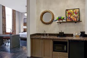 Spacious king room with kitchen at Hampton Inn & Suites Austin @ The UniversityCapitol.