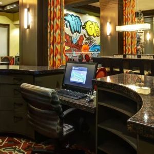 Business center at Hampton Inn & Suites Austin @ The UniversityCapitol.