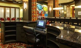 Business center at Hampton Inn & Suites Austin @ The UniversityCapitol.