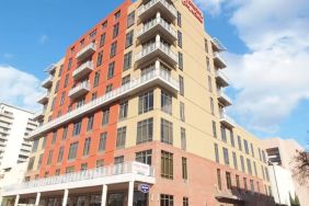 Hotel exterior by day at Hampton Inn & Suites Austin @ The UniversityCapitol.