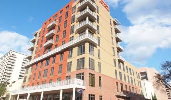 Hotel exterior by day at Hampton Inn & Suites Austin @ The UniversityCapitol.