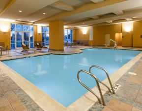 Indoor pool at Embassy Suites By Hilton Portland Airport.