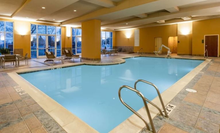 Indoor pool at Embassy Suites By Hilton Portland Airport.