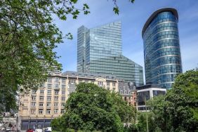 Hotel exterior at DoubleTree By Hilton Brussels City.