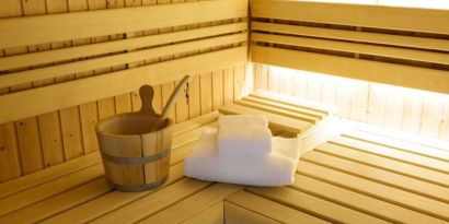 Spa and sauna at DoubleTree By Hilton Brussels City.