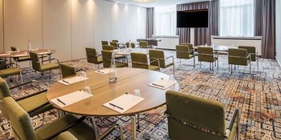 Meeting room at DoubleTree By Hilton Brussels City.