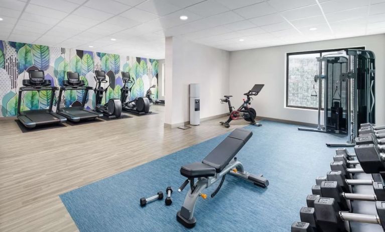 Fitness center at Hyatt Place Orlando I-Drive.