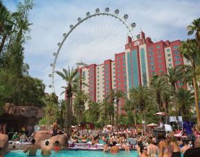 Stunning outdoor pool at Flamingo Las Vegas.
