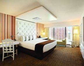 Spacious king suite at Flamingo Las Vegas.