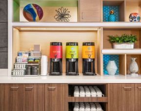 Coffee station at Home2 Suites By Hilton West Sacramento.