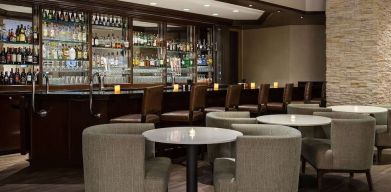 Hotel bar at Embassy Suites By Hilton Denver Tech Center.