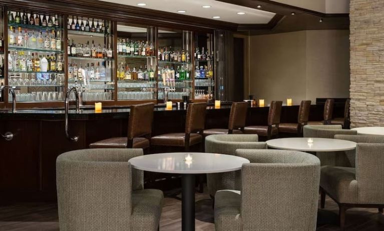 Hotel bar at Embassy Suites By Hilton Denver Tech Center.