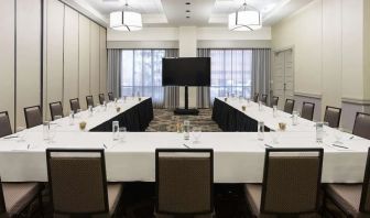 Meeting room at Embassy Suites By Hilton Denver Tech Center.