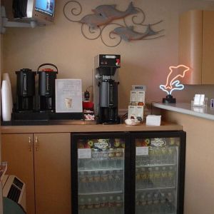 Snack bar available in the lobby at Bay Breeze Motel.