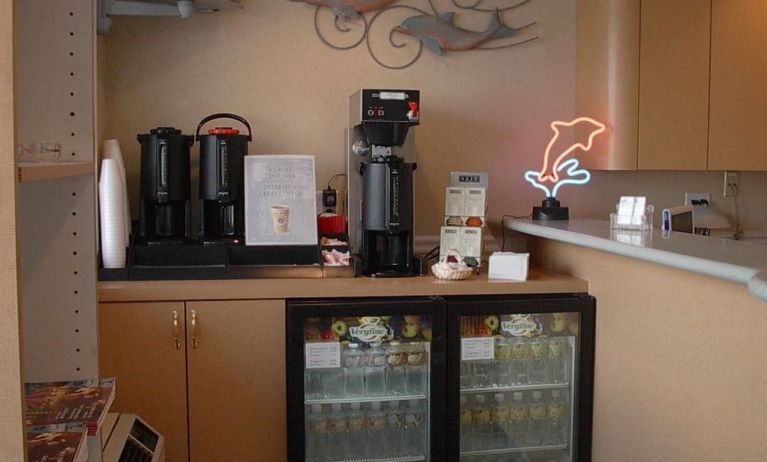 Snack bar available in the lobby at Bay Breeze Motel.