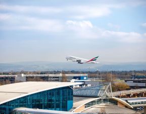 Airport view at Ibis Budget Manchester Airport.