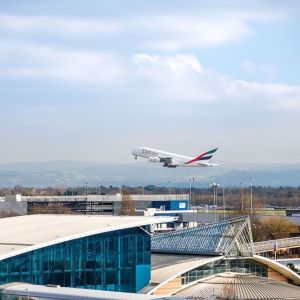 Airport view at Ibis Budget Manchester Airport.