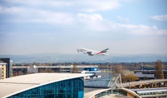 Airport view at Ibis Budget Manchester Airport.