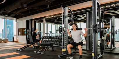 Fitness center at Capri By Fraser Bukit Bintang.