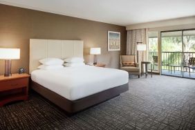 Day use room with balcony at DoubleTree By Hilton Ontario Airport.