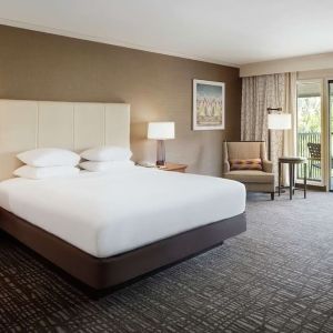 Day use room with balcony at DoubleTree By Hilton Ontario Airport.