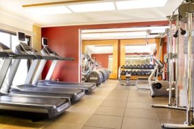 Fitness center at DoubleTree By Hilton Ontario Airport.