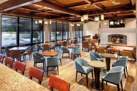 Bar and lounge area at DoubleTree By Hilton Ontario Airport.