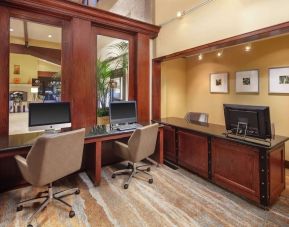 Business center at DoubleTree By Hilton Ontario Airport.