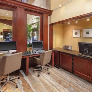 Business center at DoubleTree By Hilton Ontario Airport.