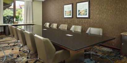 Meeting room at DoubleTree By Hilton Ontario Airport.