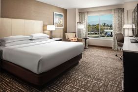 Day room with work station at DoubleTree By Hilton Ontario Airport.