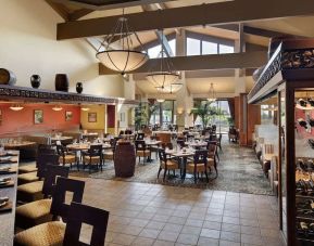 Bar and lounge space at DoubleTree By Hilton Ontario Airport.