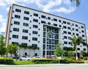 Hotel exterior at Element Miami Doral.