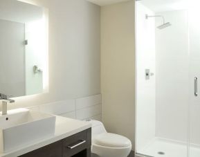 Guest bathroom at Element Miami Doral.