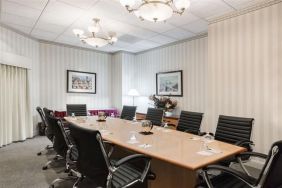 Professional meeting room at Uptown Oasis San Jose Airport.