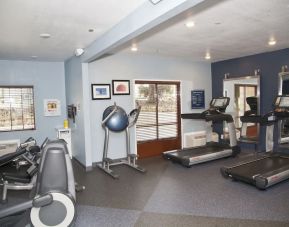 Fitness center at La Hacienda San Jose Silicon Valley.