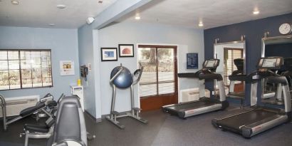 Fitness center at La Hacienda San Jose Silicon Valley.