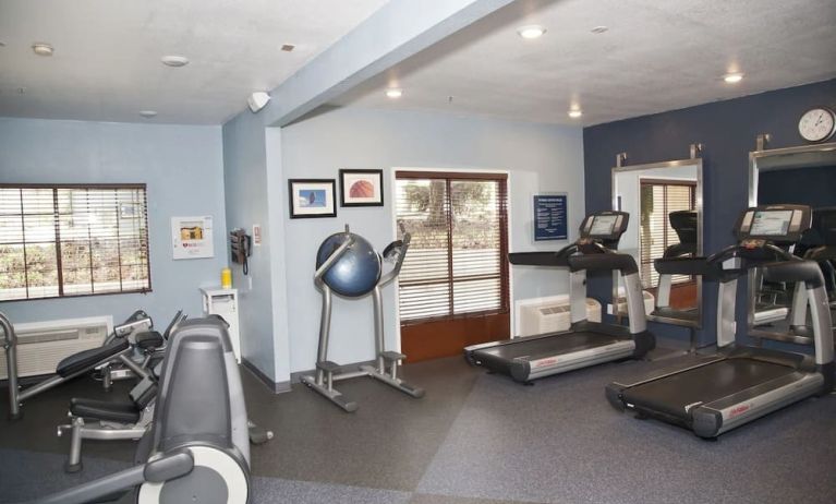 Fitness center at La Hacienda San Jose Silicon Valley.